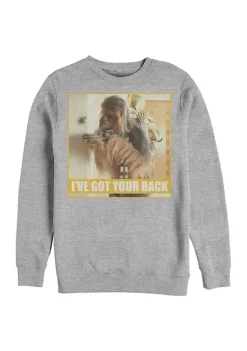 Cheapest 😍 Star Wars I've Got Your Back Graphic Crew Fleece Sweatshirt ✨