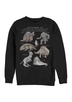 Flash Sale ✨ Star Wars Multi-Franchise Some Creatures Graphic Crew Fleece Sweatshirt ⌛