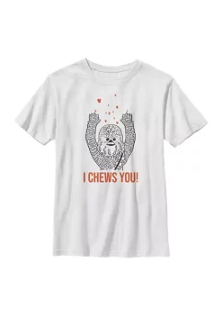Wholesale 🎉 Star Wars I Chews You Chewy Graphic T-Shirt 🔔