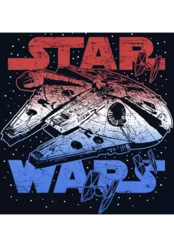 Cheapest 🎁 Star Wars Star Spangled Falcon Graphic T-Shirt 🎁 -Star Wars Sales Shop Belk 1039