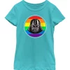 Best Pirce 👏 Star Wars Vader Pride Badge Graphic T-Shirt 🔔 -Star Wars Sales Shop Belk 1049