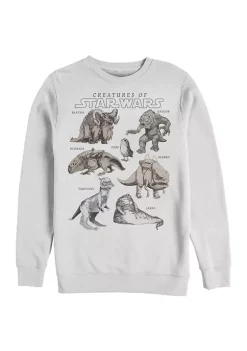 Budget ⭐ Star Wars Multi-Franchise Some Creatures Graphic Crew Fleece Sweatshirt ✔️ 5 Budget ⭐ Star Wars Multi-Franchise Some Creatures Graphic Crew Fleece Sweatshirt ✔️ -Star Wars Sales Shop Belk 1081