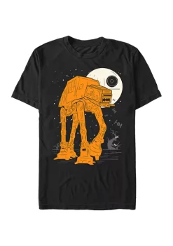 Budget 🌟 Star Wars Big & Tall ATAT Full Moon Graphic T-Shirt ⌛