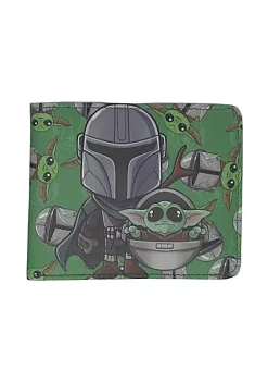New 🔔 Star Wars Wallet - SW - Mandalorian and Baby Yoda 🎁 -Star Wars Sales Shop Belk 112