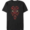Hot Sale ⭐ Star Wars Big & Tall Maul 🧛 Halloween Icons Graphic T-Shirt 💯