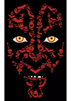 Hot Sale ⭐ Star Wars Big & Tall Maul 🧛 Halloween Icons Graphic T-Shirt 💯 -Star Wars Sales Shop Belk 1128