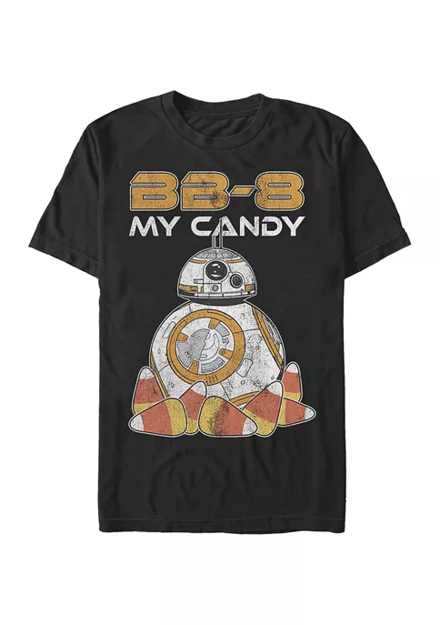 Outlet 👍 Star Wars Big & Tall BB8 🍬 Candy Graphic T-Shirt 👏 6 Outlet 👍 Star Wars Big & Tall BB8 🍬 Candy Graphic T-Shirt 👏 - Image 4
