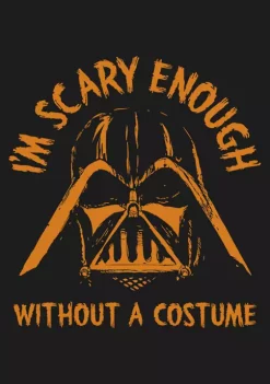 Hot Sale 🥰 Star Wars Big & Tall I'm Scary Enough Graphic T-Shirt 💯 -Star Wars Sales Shop Belk 1144