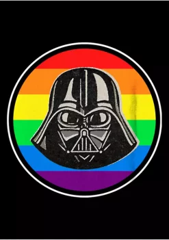 Flash Sale 🎁 Star Wars Vader Pride Badge Graphic T-Shirt ✨ -Star Wars Sales Shop Belk 1176