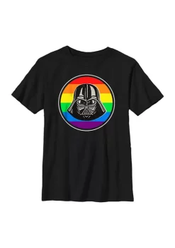 Flash Sale 🎁 Star Wars Vader Pride Badge Graphic T-Shirt ✨ -Star Wars Sales Shop Belk 1177