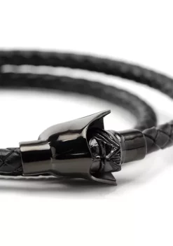 Best Pirce ✨ Star Wars Darth Vader Helmet Double Wrap Stainless Steel Bracelet 😉 -Star Wars Sales Shop Belk 123