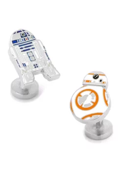 Buy 👍 Star Wars R2D2 and BB8 Enamel Cufflinks 😉 -Star Wars Sales Shop Belk 1257