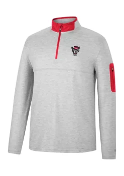 Best deal 👍 Colosseum Athletics NCAA NC State Wolfpack Country Club Quarter Zip Pullover 🎁
