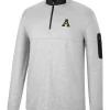 Promo 😉 Colosseum Athletics NCAA Appalachian State Mountaineers Country Club Quarter Zip Pullover ❤️ -Star Wars Sales Shop Belk 1286