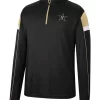 Hot Sale 🔥 Colosseum Athletics NCAA Vanderbilt Commodores 1/4 Zip Pullover 🌟 -Star Wars Sales Shop Belk 1290