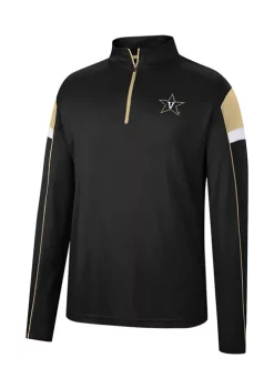 Hot Sale 🔥 Colosseum Athletics NCAA Vanderbilt Commodores 1/4 Zip Pullover 🌟