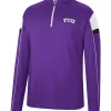Cheapest 👍 Colosseum Athletics NCAA TCU Horned Frogs 1/4 Zip Pullover ❤️