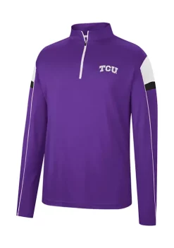 Cheapest 👍 Colosseum Athletics NCAA TCU Horned Frogs 1/4 Zip Pullover ❤️ -Star Wars Sales Shop Belk 1297