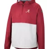 Cheapest 🌟 Colosseum Athletics NCAA Alabama Crimson Tide Man to Beat Anorak Jacket 💯