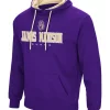 Buy 👍 Colosseum Athletics NCAA James Madison Dukes Embroidered Detail Hoodie ❤️