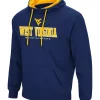 Best Sale ✔️ Colosseum Athletics NCAA West Virginia Mountaineers Embroidered Detail Hoodie 🔔 -Star Wars Sales Shop Belk 1337
