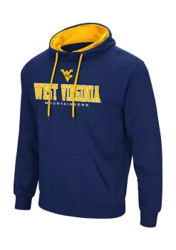 Best Sale ✔️ Colosseum Athletics NCAA West Virginia Mountaineers Embroidered Detail Hoodie 🔔