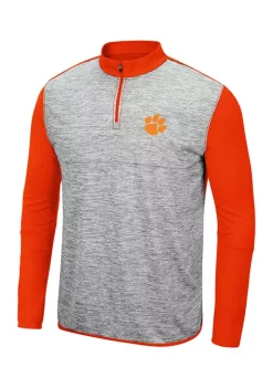 Best deal ✨ Colosseum Athletics NCAA Clemson Tigers Color Block 1/4 Zip 👚 Shirt 🎁