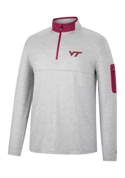 Flash Sale ✔️ Colosseum Athletics NCAA Virginia Tech Hokies Country Club Quarter Zip Pullover 🔥