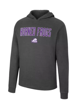 Wholesale 🔥 Colosseum Athletics NCAA TCU Horned Frogs Thermal Hoodie ✔️