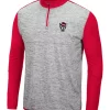 Outlet 🤩 Colosseum Athletics NCAA NC State Wolfpack Color Block 1/4 Zip 👚 Shirt 💯 -Star Wars Sales Shop Belk 1356