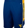Cheapest ✔️ Colosseum Athletics NCAA West Virginia Mountaineers Logo Graphic Shorts 🌟