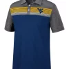 Discount 😀 Colosseum Athletics NCAA West Virginia Mountaineers Short Sleeve Polo 👕 Shirt ✔️ -Star Wars Sales Shop Belk 1379
