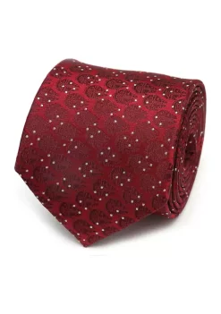 Promo ✨ Star Wars Millennium Falcon Dot Red Tie 👍 -Star Wars Sales Shop Belk 140