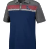 Top 10 🥰 Colosseum Athletics NCAA Ole Miss Rebels Polyester Polo 👕 Shirt 🎉