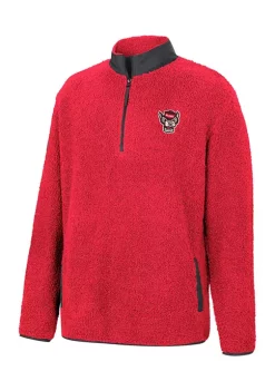 Wholesale 🔔 Colosseum Athletics NCAA NC State Wolfpack Keeping Score 1/4 Zip Jacket ✔️