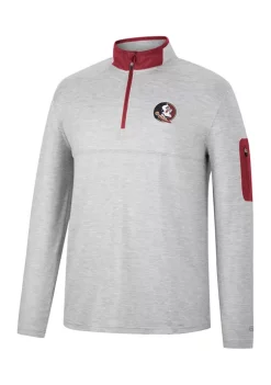Deals ⭐ Colosseum Athletics NCAA Florida State Seminoles Country Club Quarter Zip Pullover 🤩