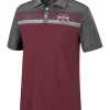 Best Sale 😀 Colosseum Athletics NCAA Mississippi State Bulldogs Polo 👕 Shirt 😀