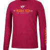 Brand new 💯 Colosseum Athletics NCAA Virginia Tech Hokies Spackler Long Sleeve Graphic T-Shirt 👏