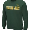 Promo 💯 Colosseum Athletics NCAA William & Mary Tribe Crew Neck Sweatshirt 💯