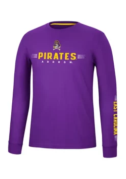 Cheap ๐ Colosseum Athletics NCAA East Carolina Pirates Spackler Long Sleeve Graphic T-Shirt ๐งจ