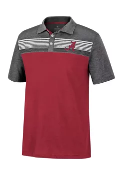 Top 10 ❤️ Colosseum Athletics NCAA Alabama Crimson Tide Polo 👚 Shirt ⭐