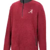 Brand new 🛒 Colosseum Athletics NCAA Alabama Crimson Tide Keeping Score 1/4 Zip Jacket 🎁 -Star Wars Sales Shop Belk 1472