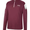 Discount ❤️ Colosseum Athletics NCAA Mississippi State Bulldogs 1/4 Zip Pullover 🔥 -Star Wars Sales Shop Belk 1487