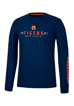Promo 👍 Colosseum Athletics NCAA Auburn Tigers Spackler Long Sleeve Graphic T-Shirt 👏
