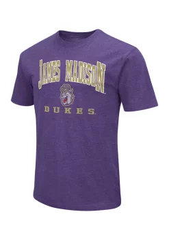 Budget ⭐ Colosseum Athletics NCAA James Madison Dukes Playbook Short Sleeve Graphic T-Shirt ⭐