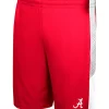 New ❤️ Colosseum Athletics NCAA Alabama Crimson Tide Embroidered Shorts 🥰