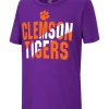Hot Sale 🔔 Colosseum Athletics NCAA Clemson Tigers Graphic T-Shirt 🔥