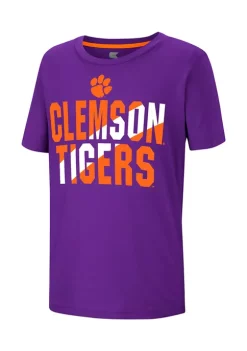 Hot Sale 🔔 Colosseum Athletics NCAA Clemson Tigers Graphic T-Shirt 🔥