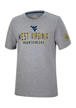 Promo 🔔 Colosseum Athletics NCAA West Virginia Mountaineers 3D Graphic T-Shirt 💯