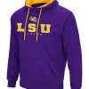 Wholesale ⭐ Colosseum Athletics NCAA LSU Tigers Embroidered Detail Hoodie 🔔